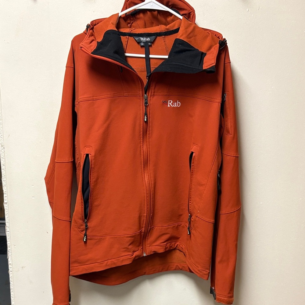 Rab Men's Performance Jacket in Vibrant Orange